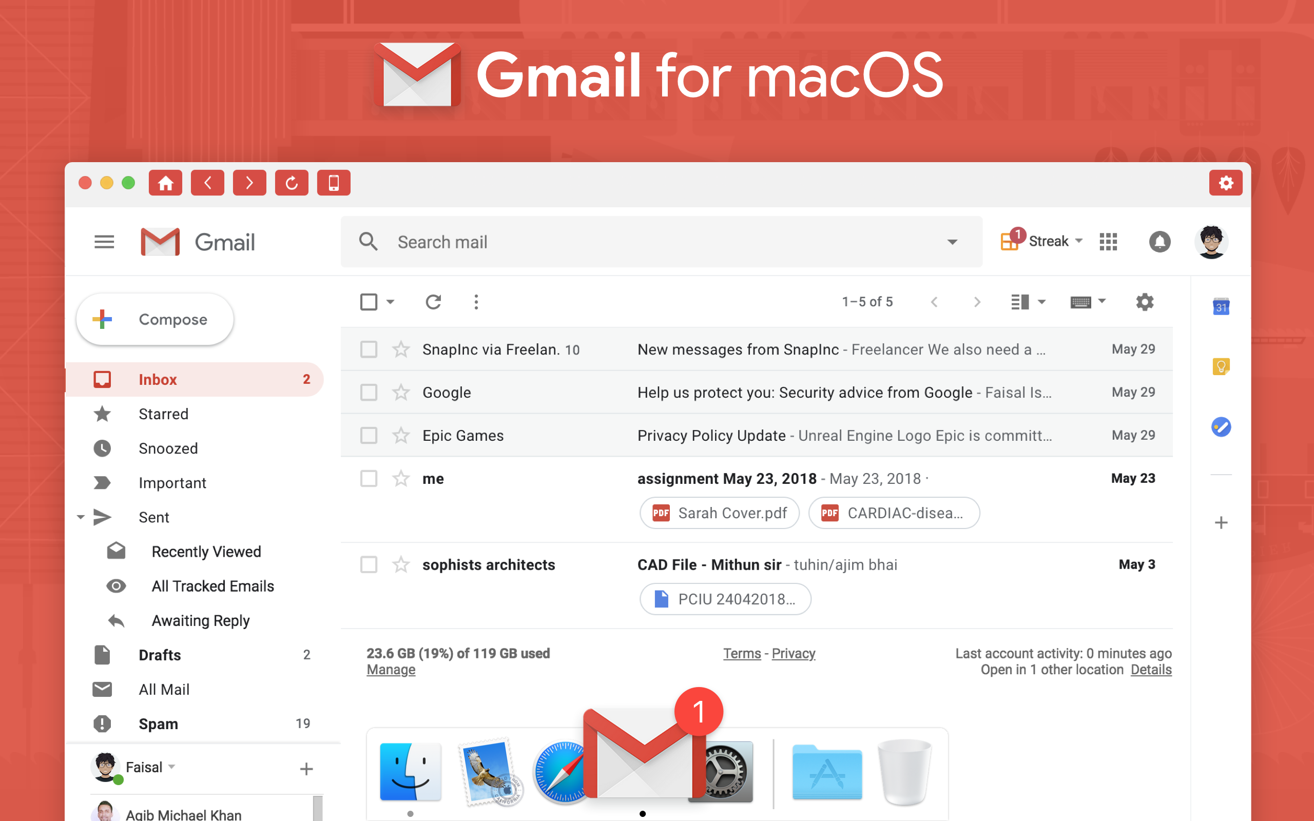 Desktop app for gmail on macos mac
